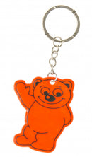 sleutelhanger beer junior 6 cm rubber oranje