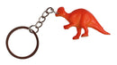sleutelhanger dino hypsilophodon 6 cm oranje