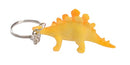 sleutelhanger dino stegosaurus 6 cm geel