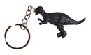 sleutelhanger dino tyrannosaurus rex 6 cm zwart
