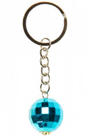 sleutelhanger discobal 2 cm blauw