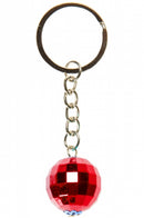 sleutelhanger discobal 2 cm rood