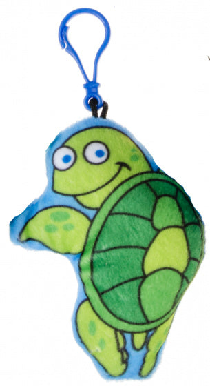 sleutelhanger schildpad junior 6 cm pluche groen