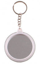 sleutelhanger flamingo met spiegel 5,8 cm