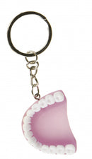 sleutelhanger gebitje junior 4 cm paars