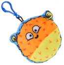 sleutelhanger zee-egel junior 6 cm pluche rood