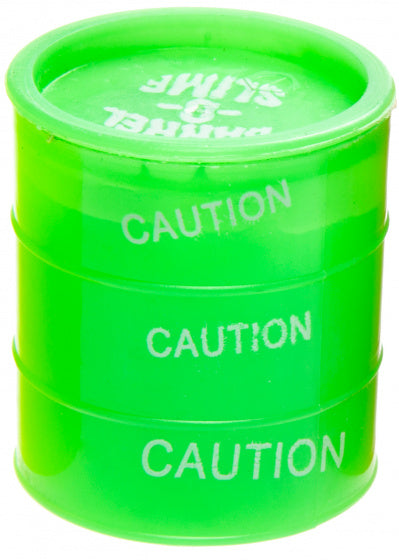 slijmfiguur olievat junior 4,5 cm siliconen groen