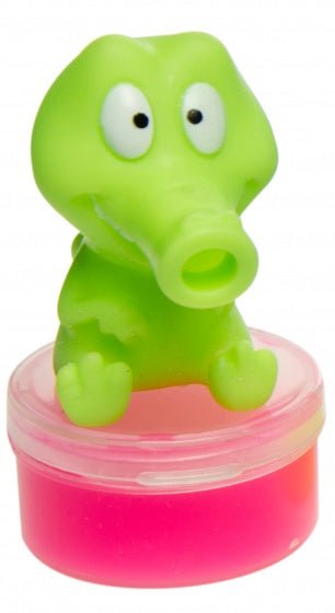 Slime Family krokodil 5,5 cm groen