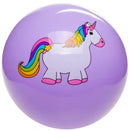 speelbal eenhoorn 15 cm paars