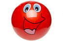 speelbal Smilingface 23 cm rood