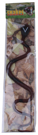 speeldier slang junior 40 cm bruin/zwart