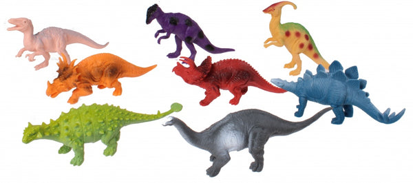 speelfigurenset dinosaurussen 8-delig
