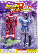 speelfiguur Legend Brave jongens rood 6-delig