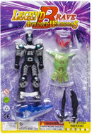 speelfiguur Legend Brave jongens zwart 6-delig