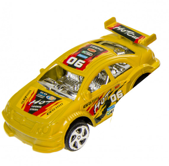 speelgoed raceauto jongens geel