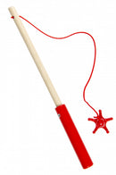 speelgoed vishengel junior 24 cm rood