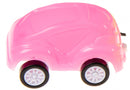 speelgoedauto Fluo 4,5 x 2,5 cm polypropyleen roze