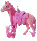 speelgoedpaard 13 cm roze