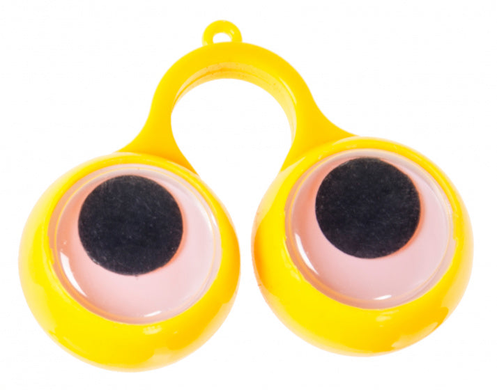 speelgoedring ogen junior 5,5 x 4 cm geel