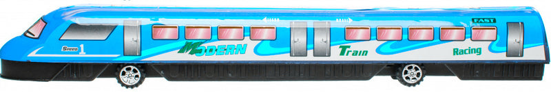speelgoedtrein Modern Racing junior 37,5 cm blauw