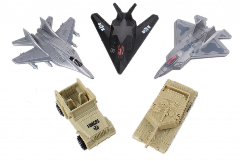 speelset Aircraft Carrier grijs 86 cm
