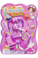 speelset dokter meisjes 21 x 28 cm roze 4-delig