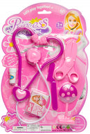 speelset dokter meisjes 21 x 31 cm roze 6-delig