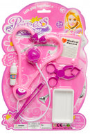 speelset dokter meisjes 31 x 21 cm roze 6-delig