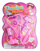 speelset dokter meisjes paars/roze 4-delig