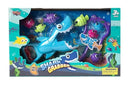 speelset Shark Grabber blauw/paars Large 30 cm