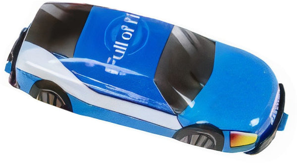 sportauto Clicker jongens 7 cm blauw/zwart
