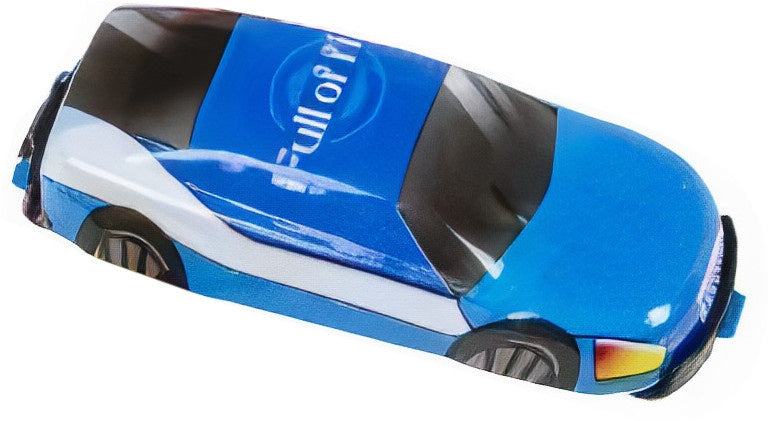 sportauto Clicker jongens 7 cm blauw/zwart