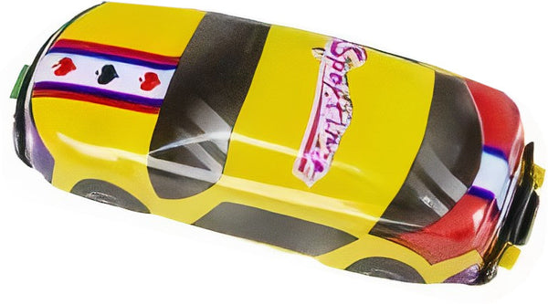 sportauto Clicker jongens 7 cm geel/zwart