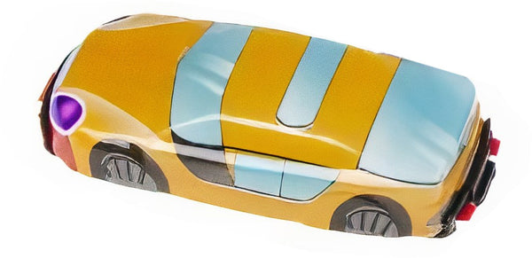 sportauto Clicker jongens 7 cm oranje/blauw