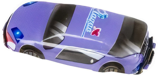 sportauto Clicker jongens 7 cm paars/zwart