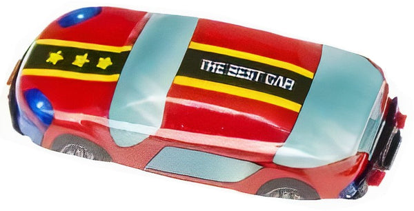 sportauto Clicker jongens 7 cm rood/blauw