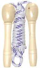 springtouw hout paars/wit 2 meter