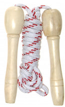 springtouw hout rood/wit 2 meter