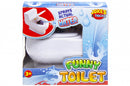 spuitend toilet wit 10 cm