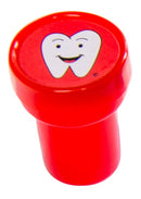 stempel tand 3,5 x 3 cm rood
