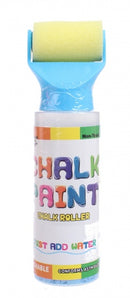 stoepkrijfverf roller 15 cm blauw