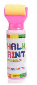 stoepkrijfverf roller 15 cm roze