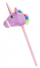 stokpaard Eenhoorn 80 cm paars