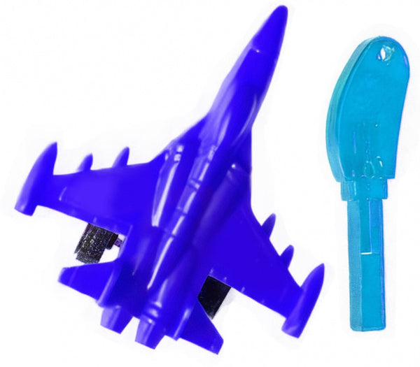straaljager lanceersleutel jongens 5 cm blauw 2-delig