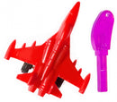 straaljager lanceersleutel jongens 5 cm rood 2-delig