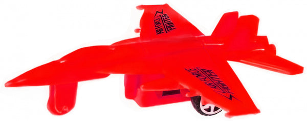 straaljager pull back jongens 10 cm rood