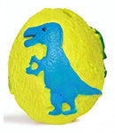 stressbal dinosaurus ei 6 cm multicolor/geel