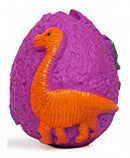 stressbal dinosaurus ei 6 cm multicolor/paars