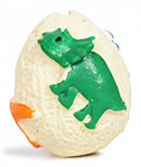 stressbal dinosaurus ei 6 cm multicolor/wit