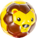 stressbal leeuw 6,5 cm geel/bruin